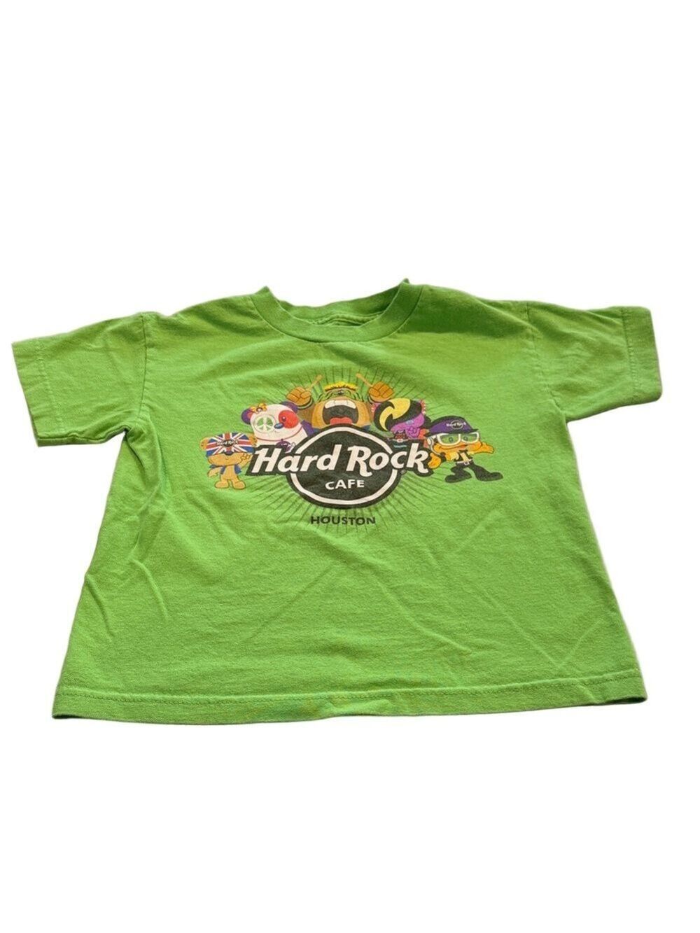 Hard Rock Cafe Kids T-Shirt Lime Green Medium